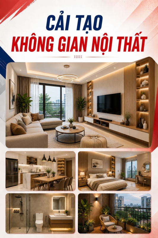 Cải tạo không gian nội thất