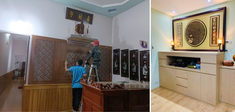 THIẾT KẾ VÀ THI CÔNG TỦ THỜ I DỰ ÁN THỰC TẾ NĂM 2024